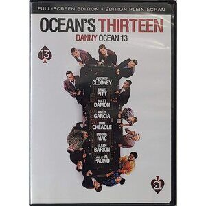 Ocean's Thirteen 2007 DVD Warner Bros George Clooney Brad Pitt Matt Damon Heist